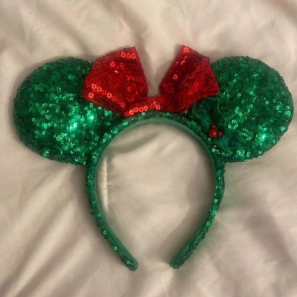 Christmas Minnie Mouse Ears